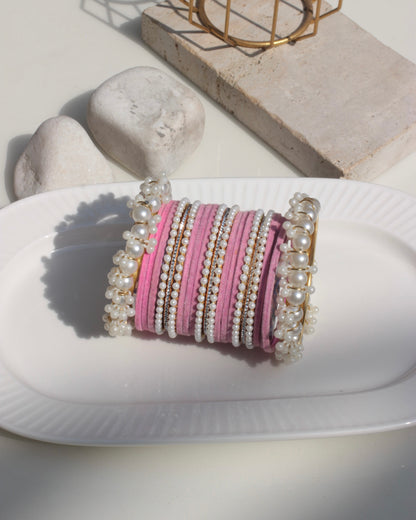 Jahanara Bangles-pink