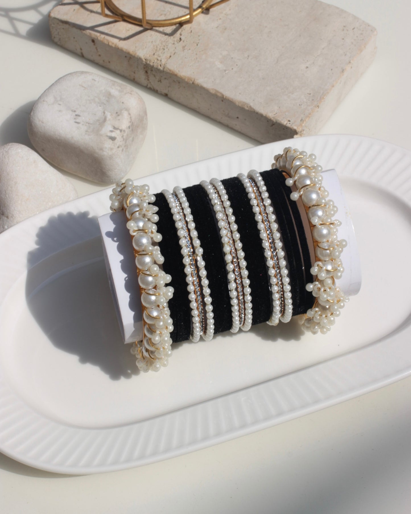 Jahanara Bangles-Black