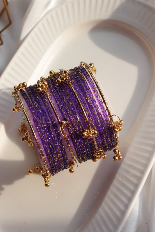 Kashmiri churiyaan- purple