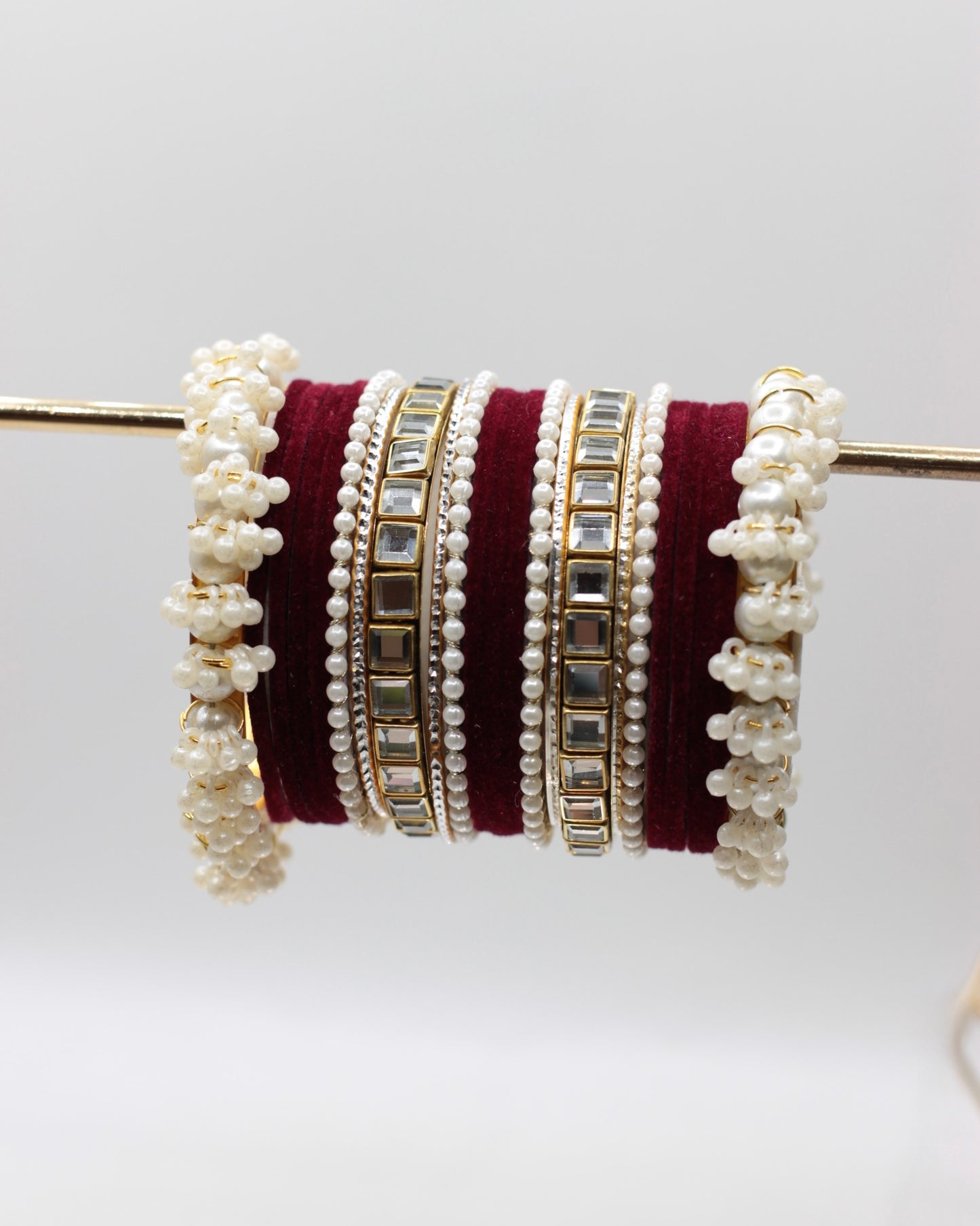 Naqsh-e-Khawab Bangles-4-Red