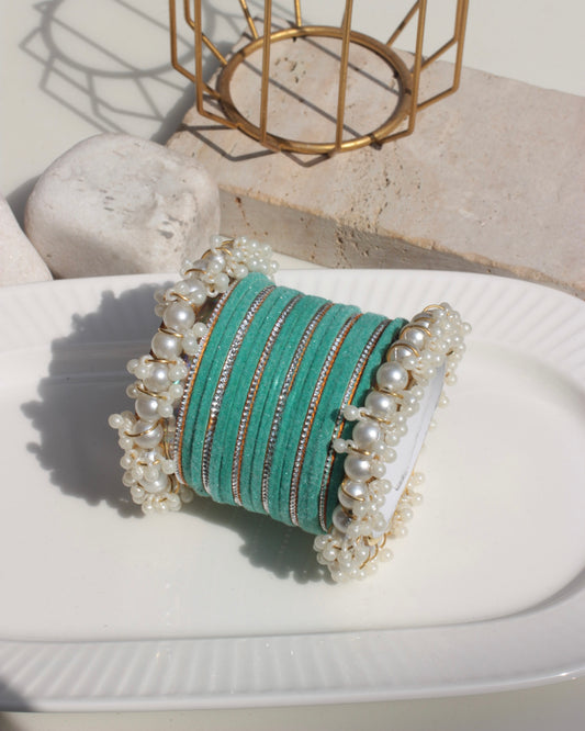 Husnara Bangles-turquoise