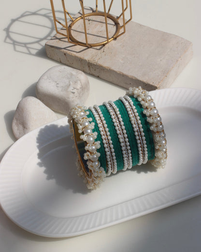 Jahanara Bangles-green