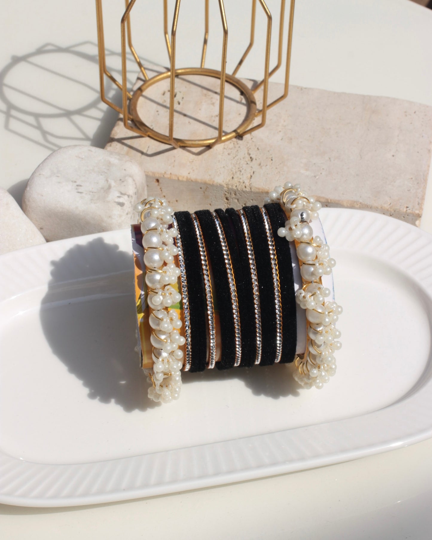 Husnara Bangles-black