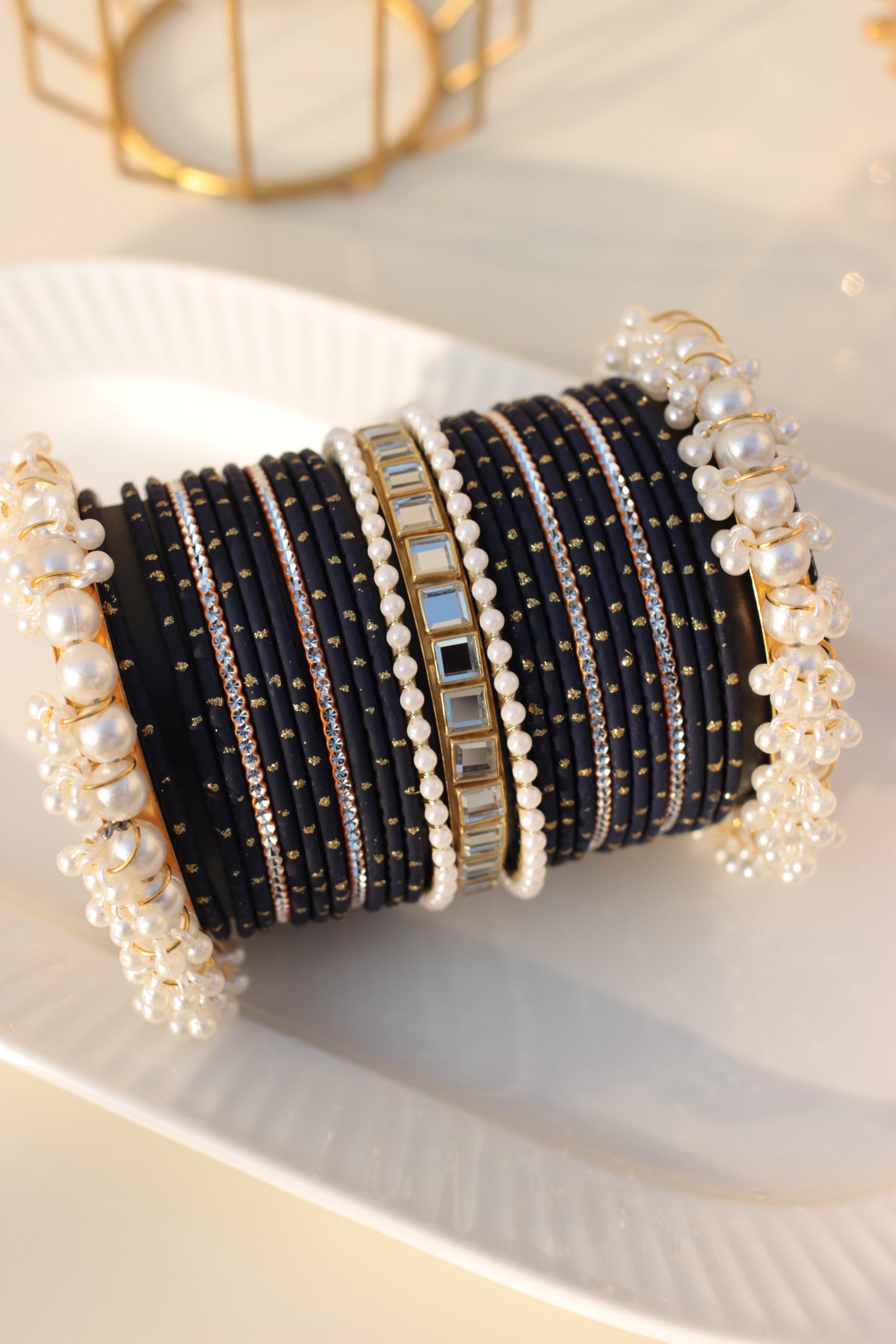 Noor e Khaas Bangles Navy blue