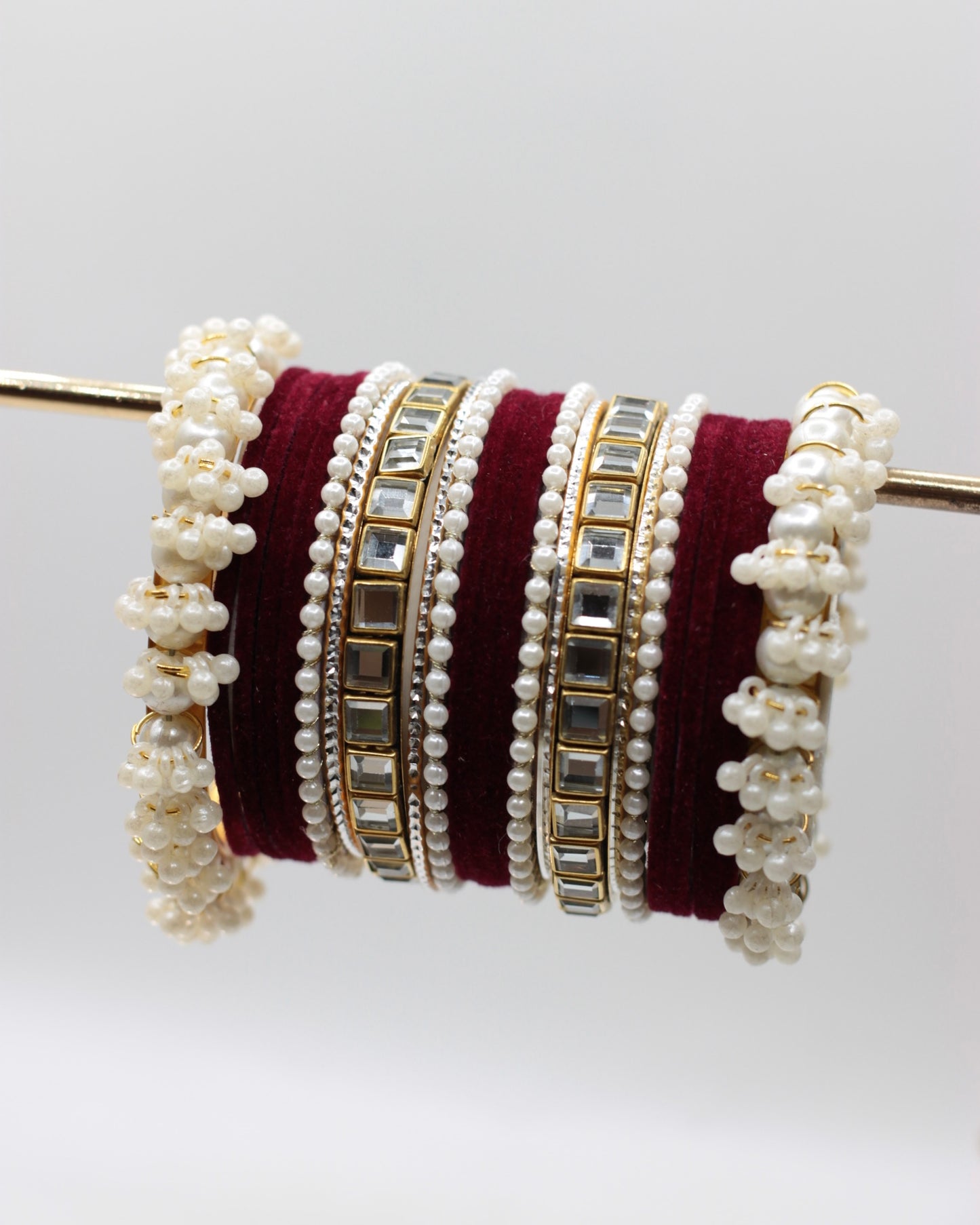 Naqsh-e-Khawab Bangles-4-Red