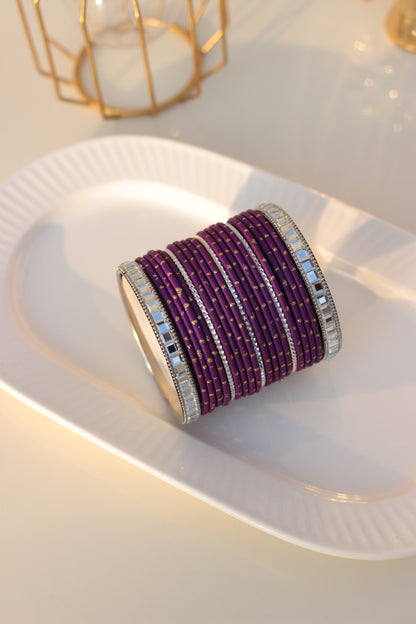 Noor ara bangles Purple
