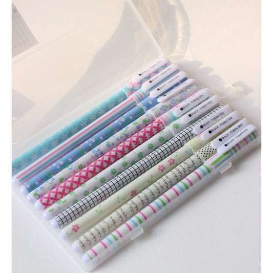 BB Aesthetic Imported Gel Pen Pack(High quality fluent working pen nibs)