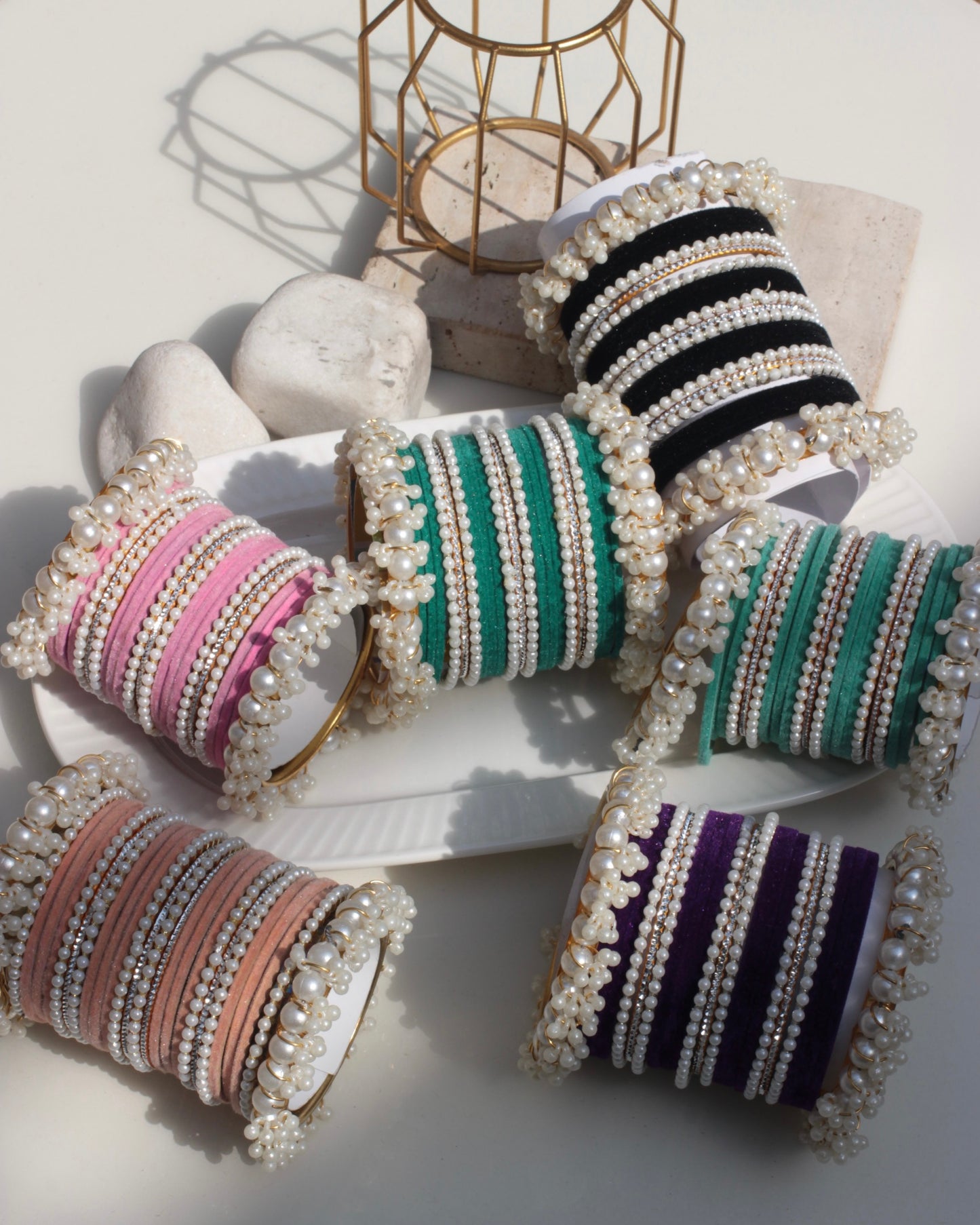 Jahanara Bangles-pink