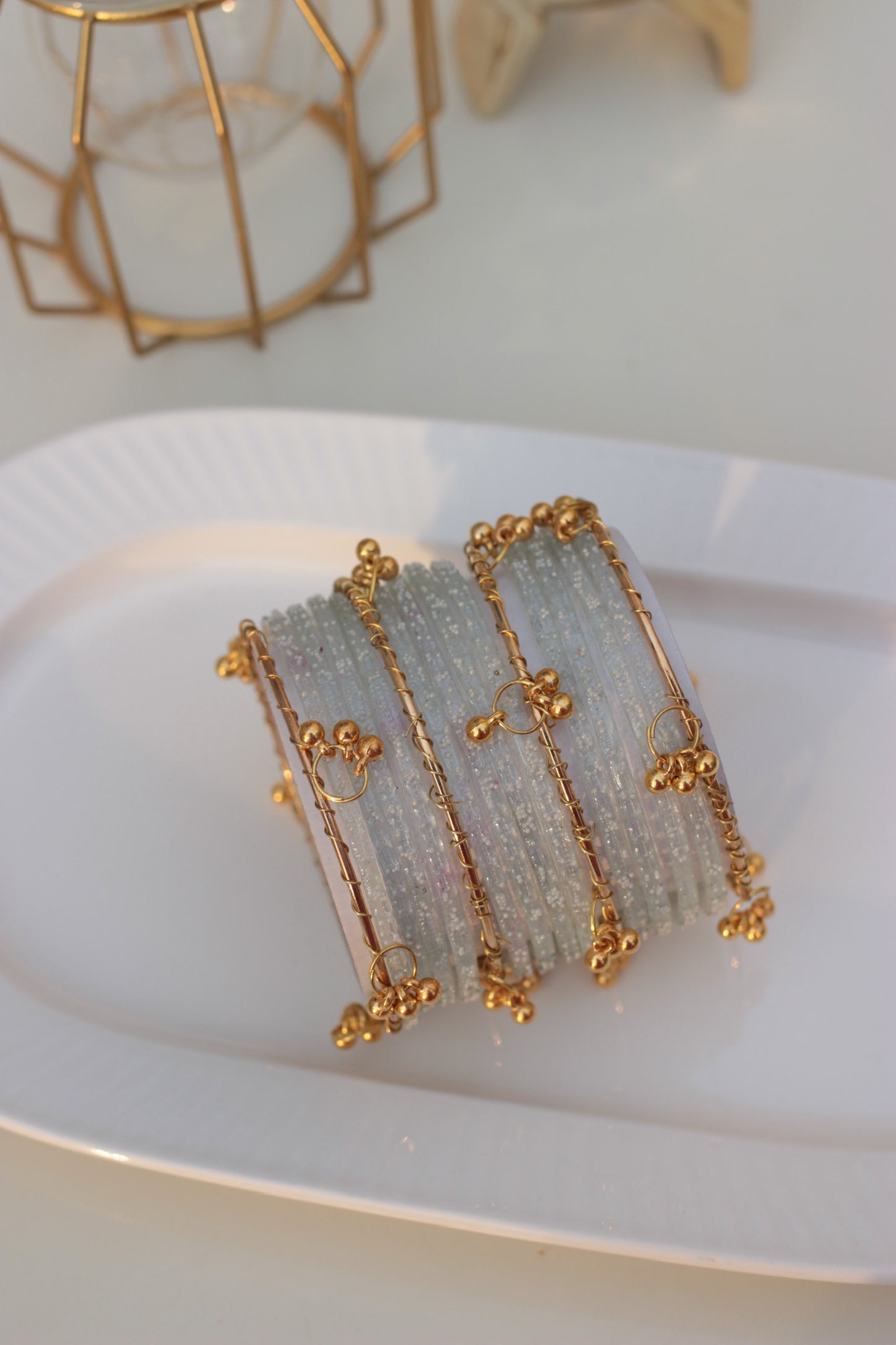 Kashmiri churiyaan- white