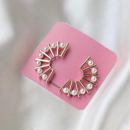 Bb-242 Pearl Bloom Earrings