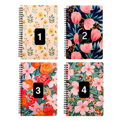 A6 Floral Diary