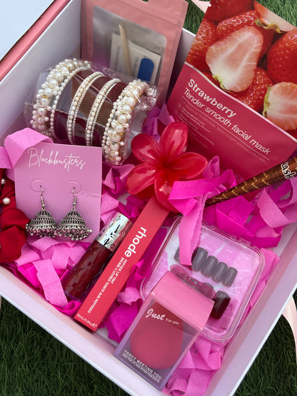 Maroon themed Eid box