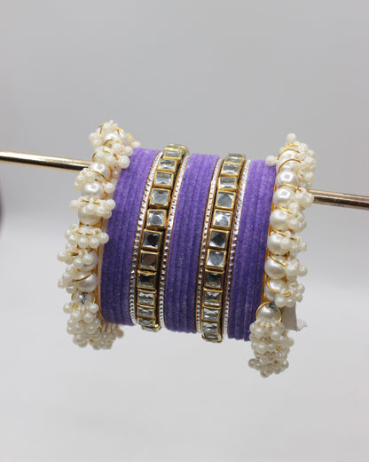 Rang-e-Noor Bangles-4-Purple