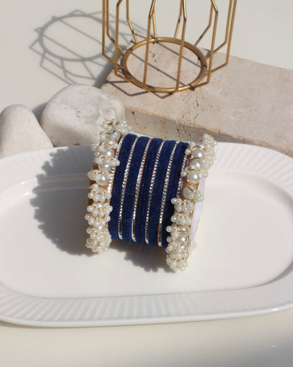 Husnara Bangles-navy blue