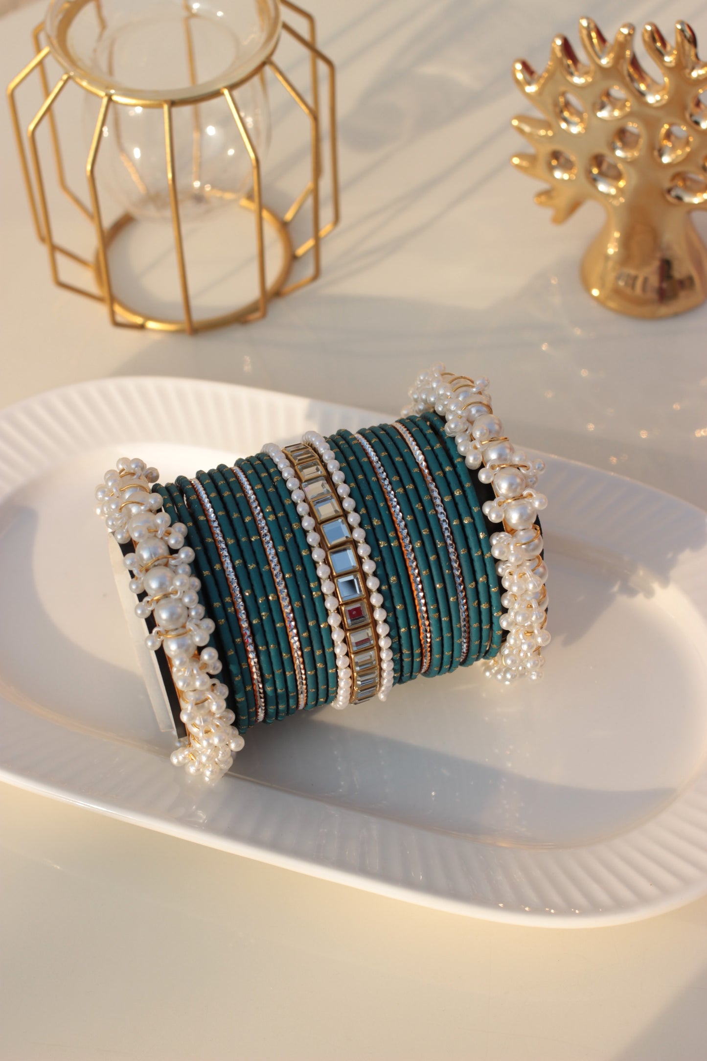 Noor e Khaas Bangles Turquoise
