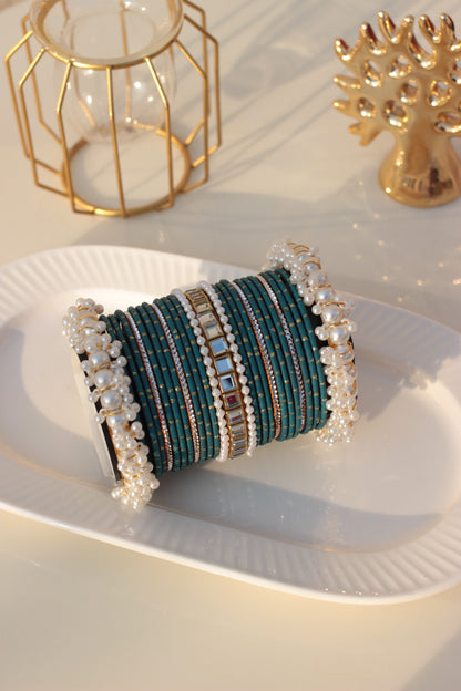 Noor e Khaas Bangles Turquoise