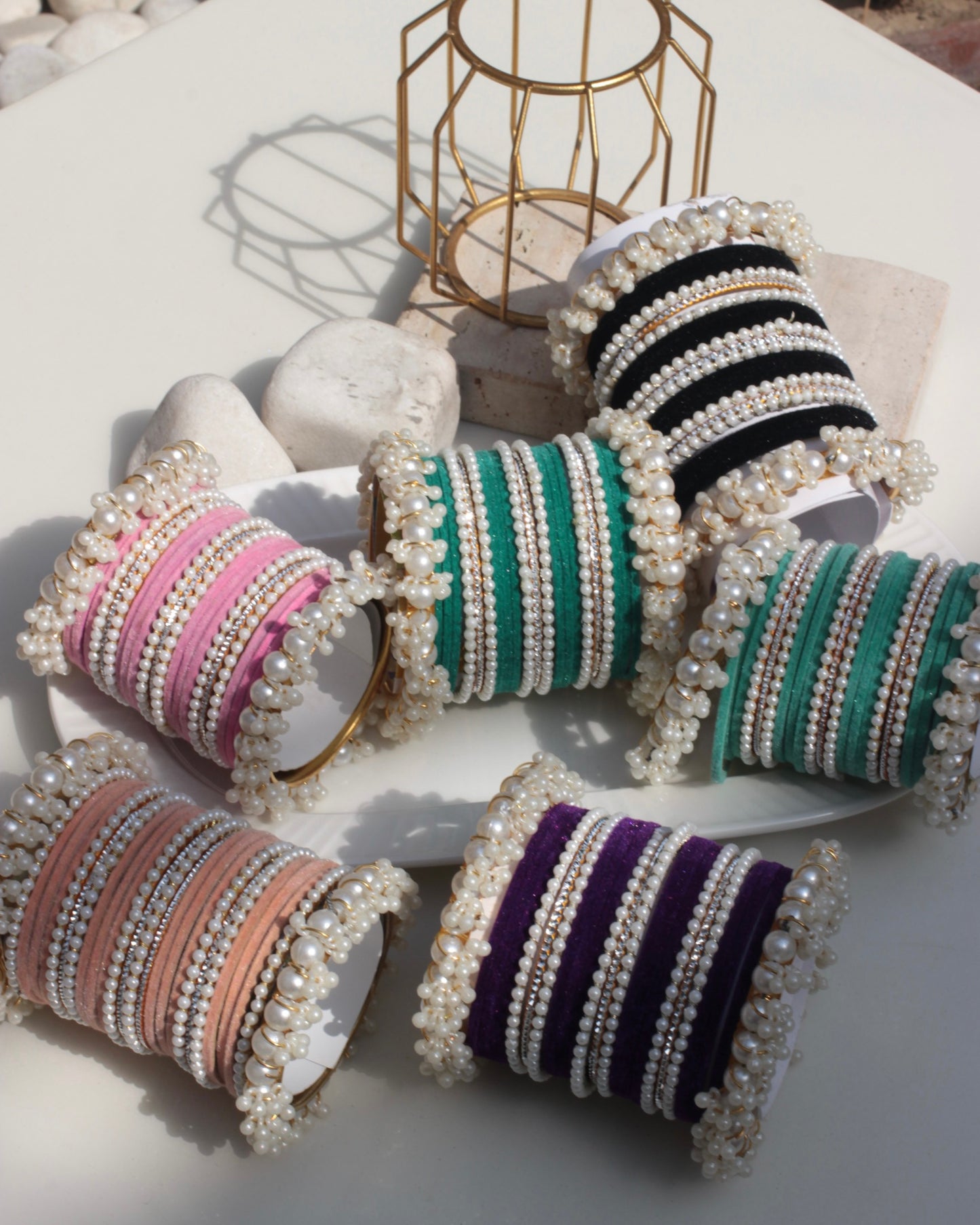 Jahanara Bangles-pink