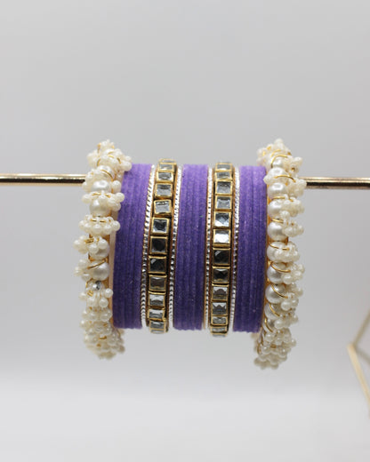 Rang-e-Noor Bangles-4-Purple