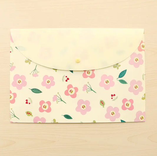 BB Aesthetic 3D floral Paper Folder/keeper