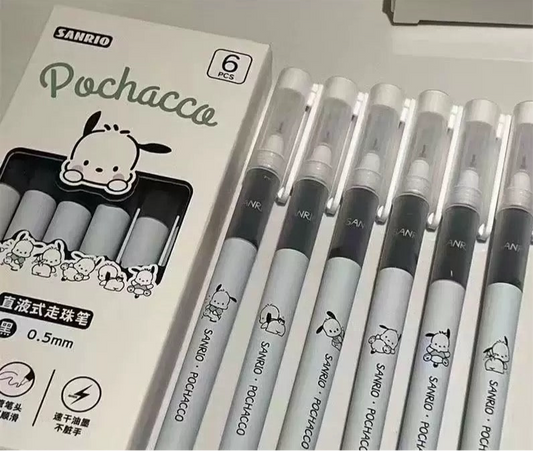 Aesthetic Imported Ball Pens Pack(High quality fluent working pen nibs)