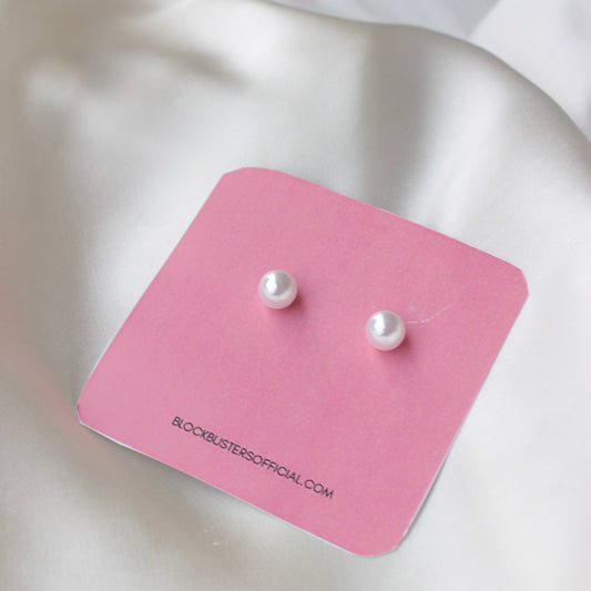 Bb-206 Small Pearl Earrings