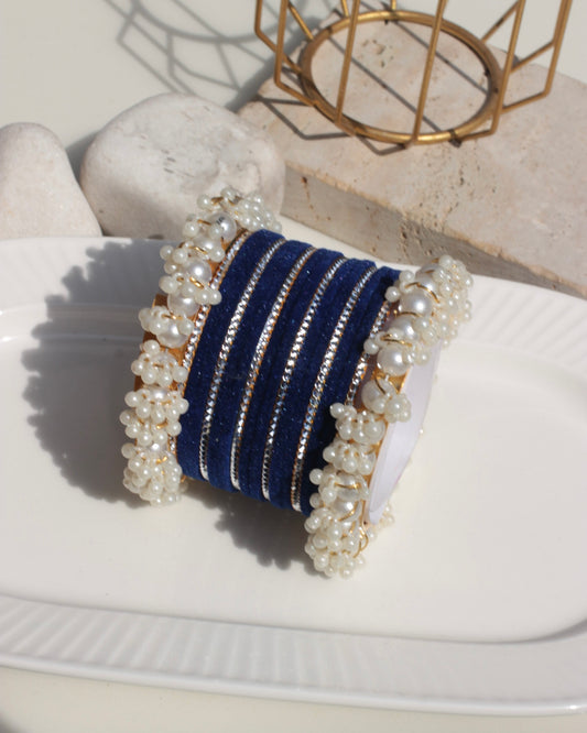 Husnara Bangles-navy blue