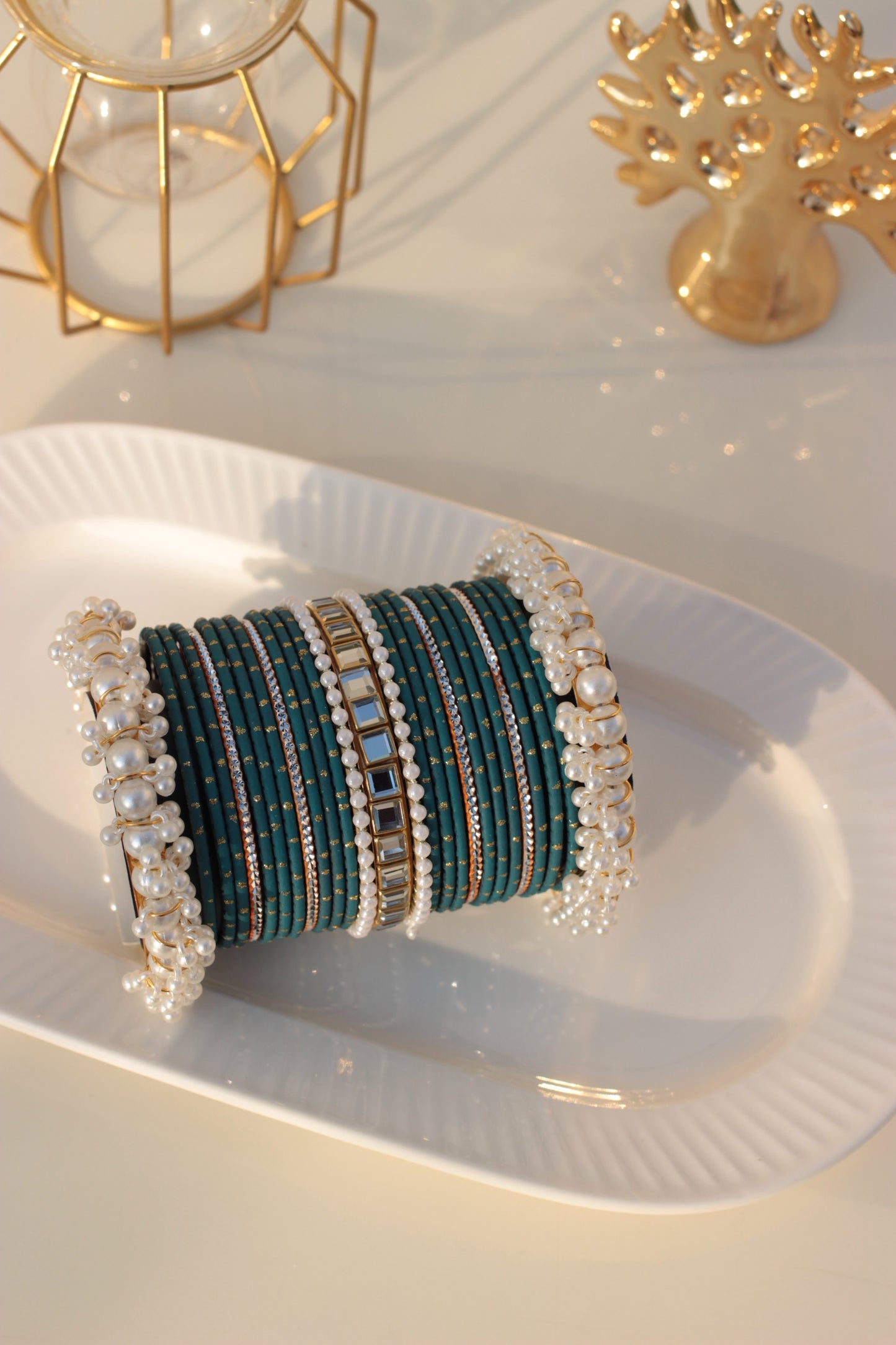 Noor e Khaas Bangles Turquoise