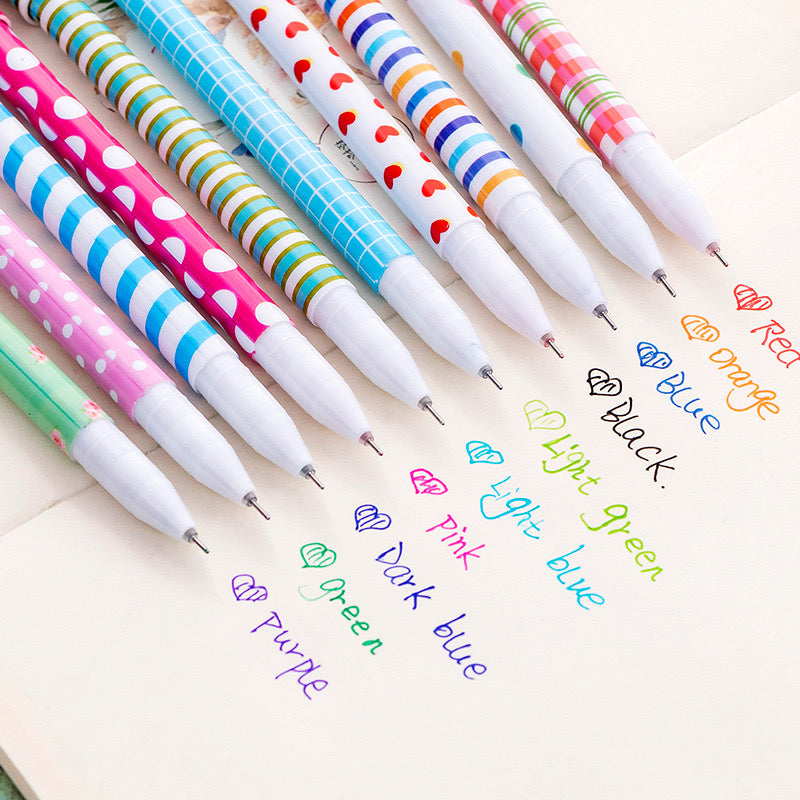 BB Aesthetic Imported Gel Pen Pack(High quality fluent working pen nibs)