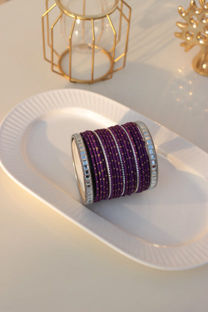 Noor ara bangles Purple