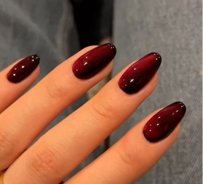 Nails with free nail stickers BB-164