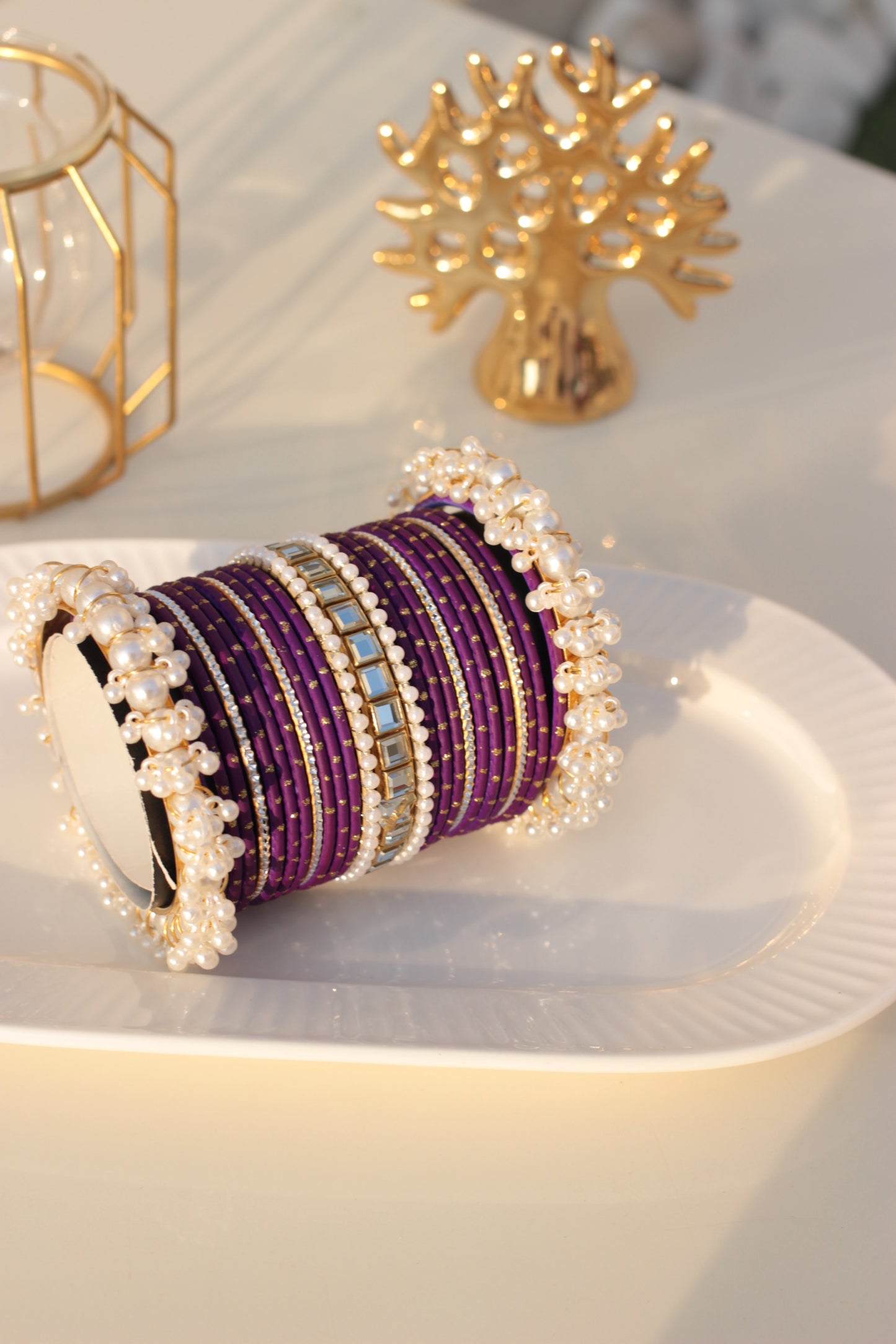Noor e Khaas Bangles purple