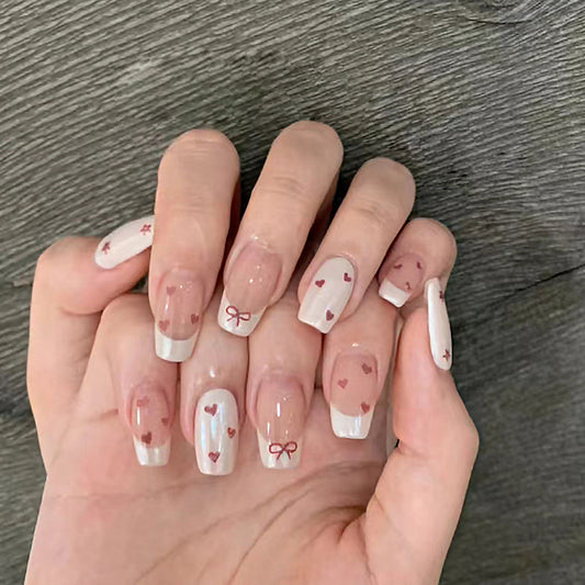 Nails-157 (24 pc Nails+ free nail kit)