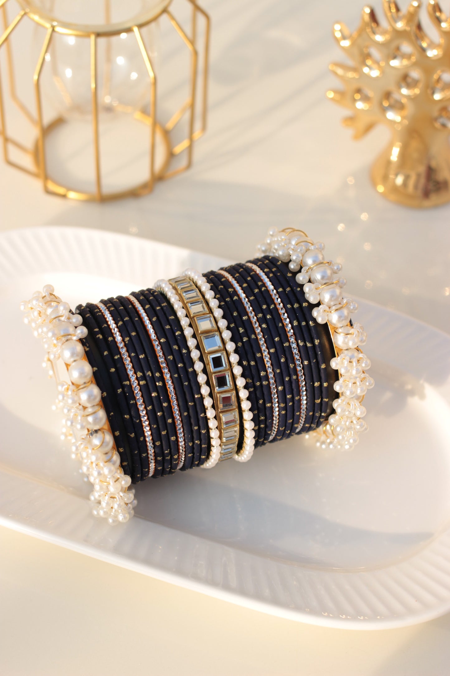 Noor e Khaas Bangles Navy blue