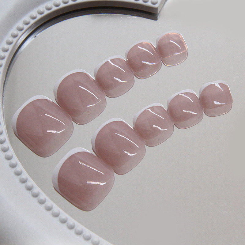 Nails-146 (24 pc Feet Nails+ free nail kit)