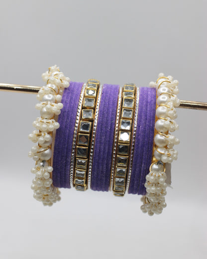 Rang-e-Noor Bangles-4-Purple