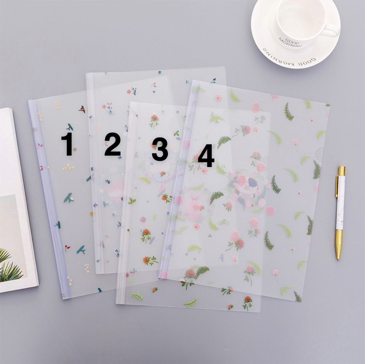 BB Aesthetic 3D floral Paper Folder/keeper