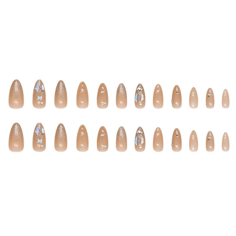 Nails-167 (24 pc Nails+ free nail kit)