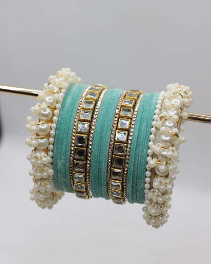 Rang-e-Noor Bangles-4-Turquoise