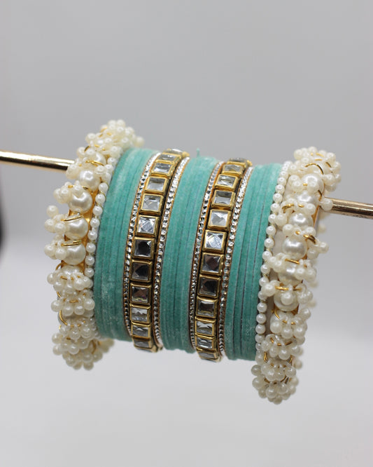 Rang-e-Noor Bangles-4-Turquoise