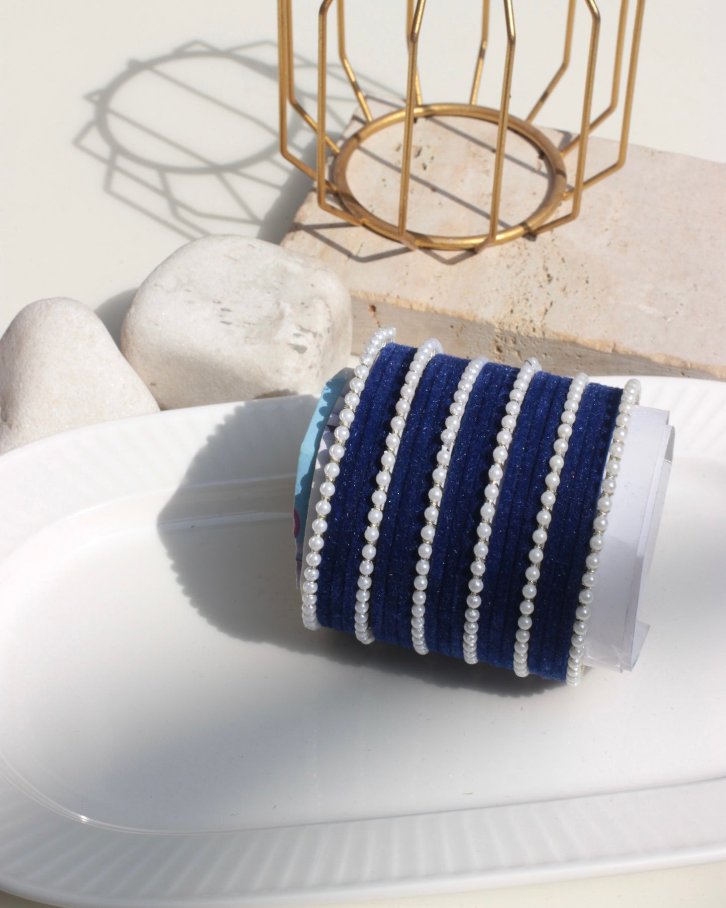 Noor-e-Jahan Bangles-navy blue