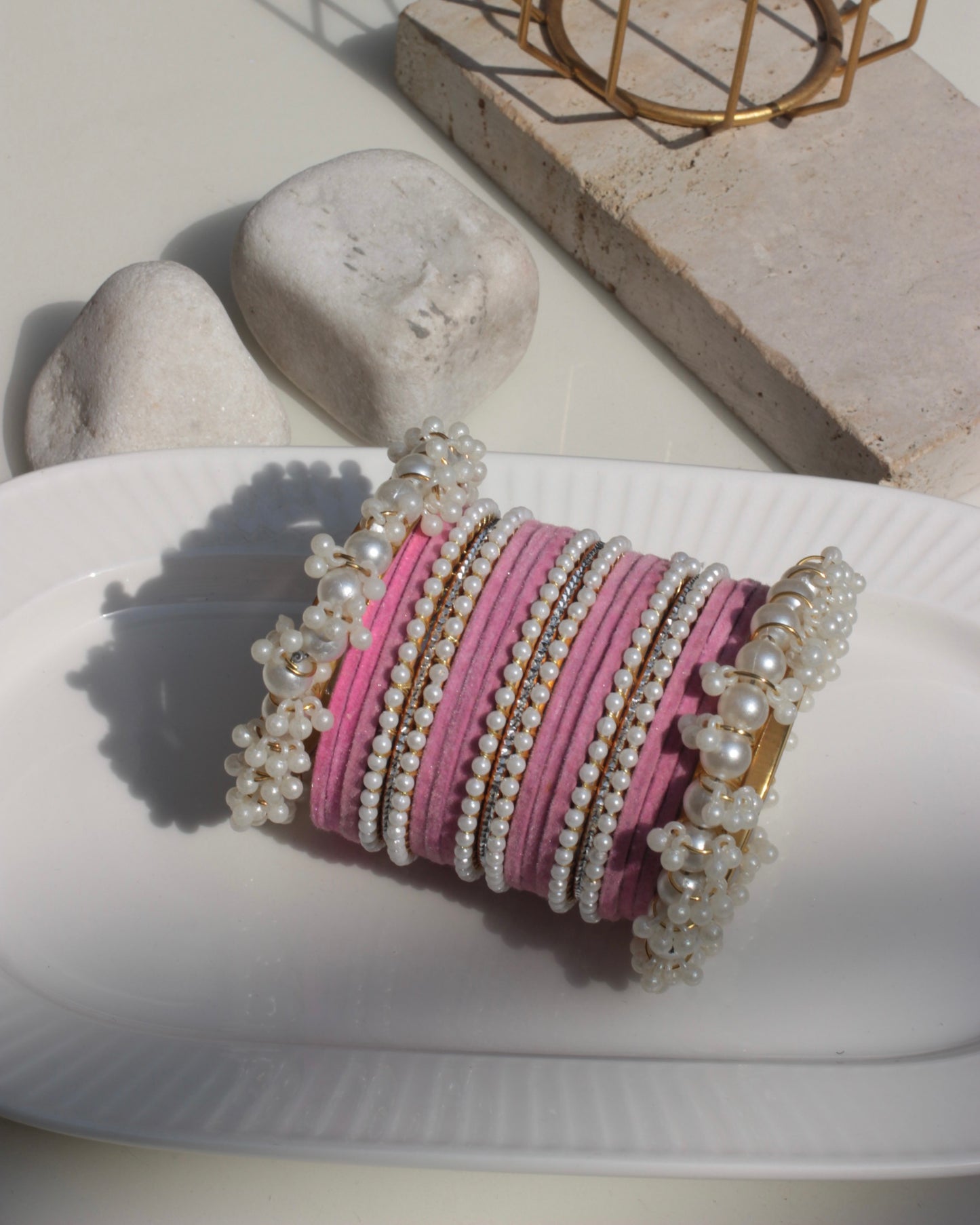 Jahanara Bangles-pink