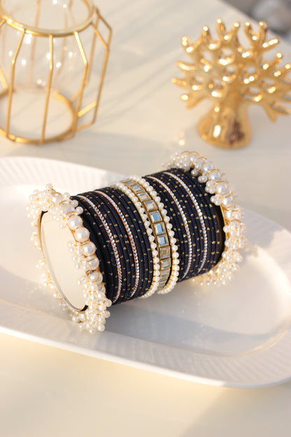 Noor e Khaas Bangles Navy blue