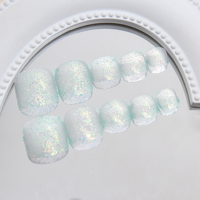 Nails-156 (24 pc Feet Nails+ free nail kit)