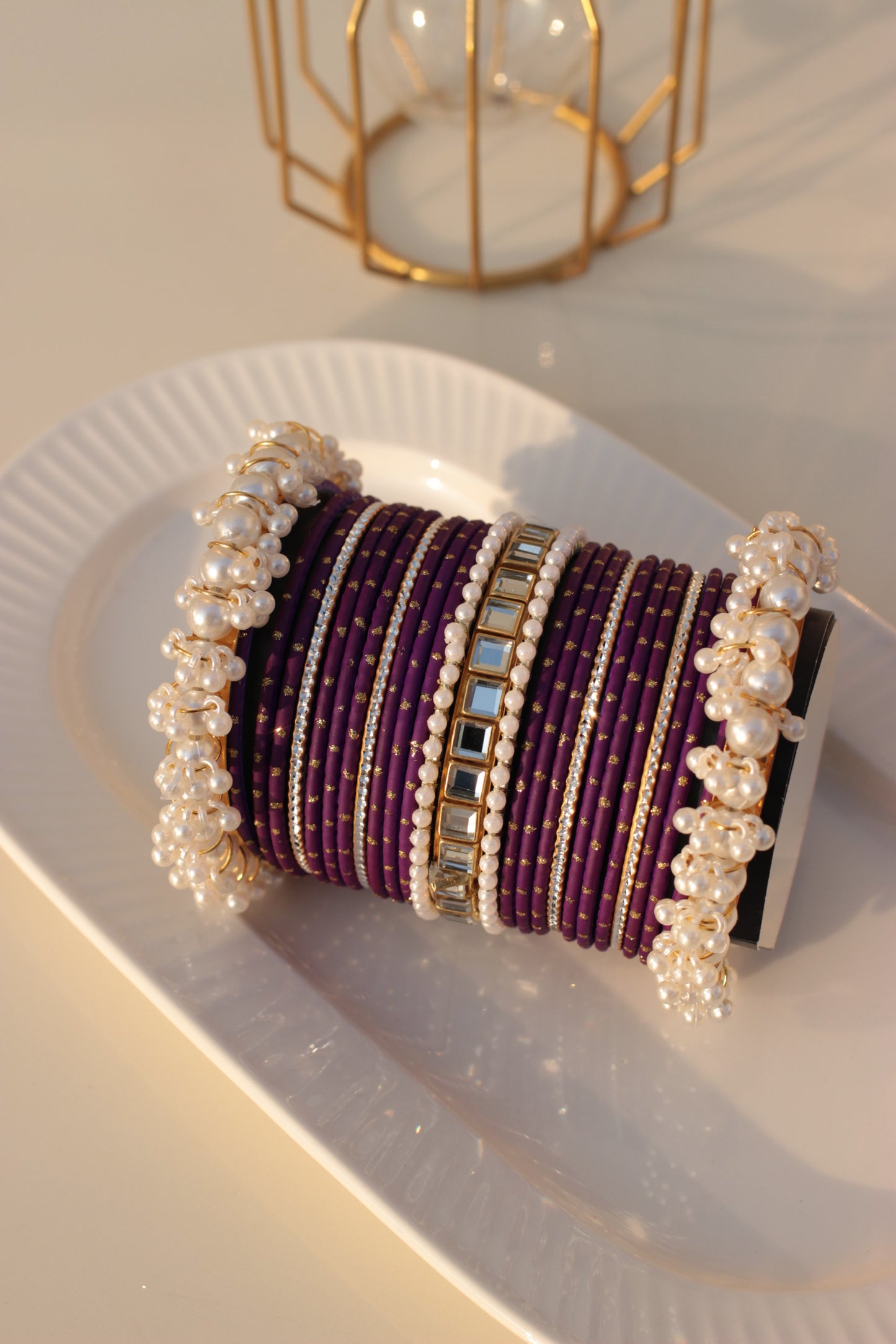 Noor e Khaas Bangles purple