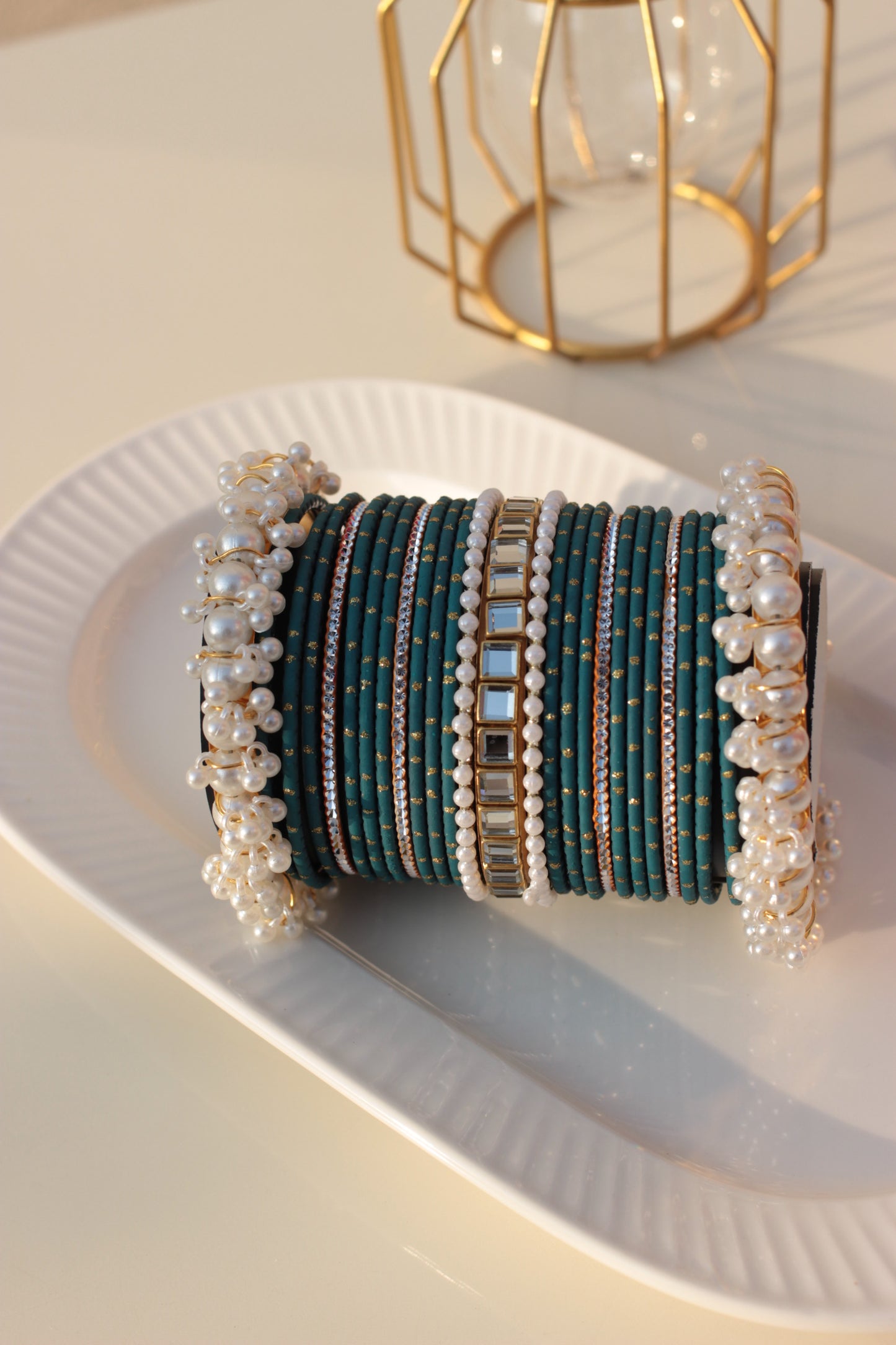 Noor e Khaas Bangles Turquoise