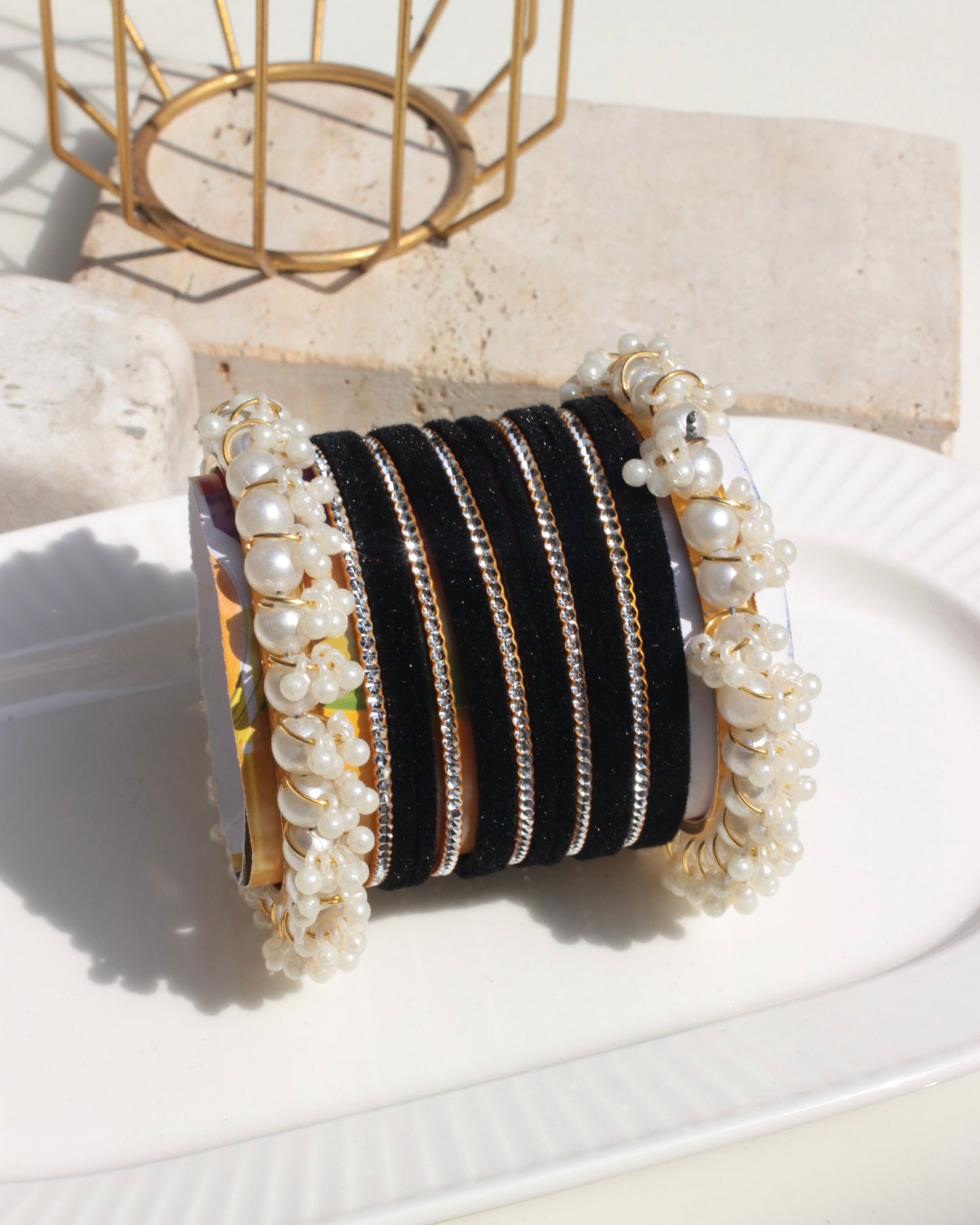 Husnara Bangles-black
