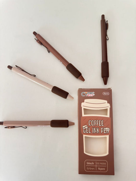 Bb-Coffee themed Gel Pens