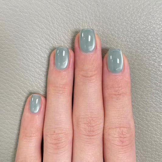 Cat-eye Turcoise Nails-Pack of 24 with free stickers BB-117