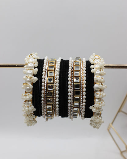 Naqsh-e-Khawab Bangles-4-Black