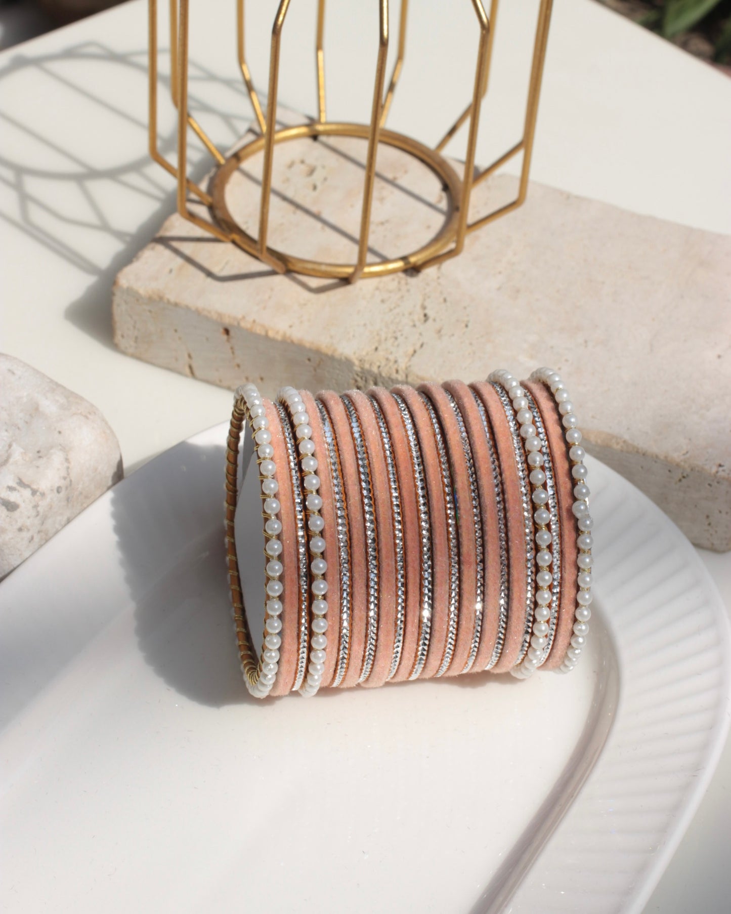 Anarkali Bangles-peach
